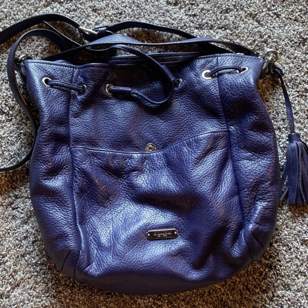 large authentic coach leather handbag